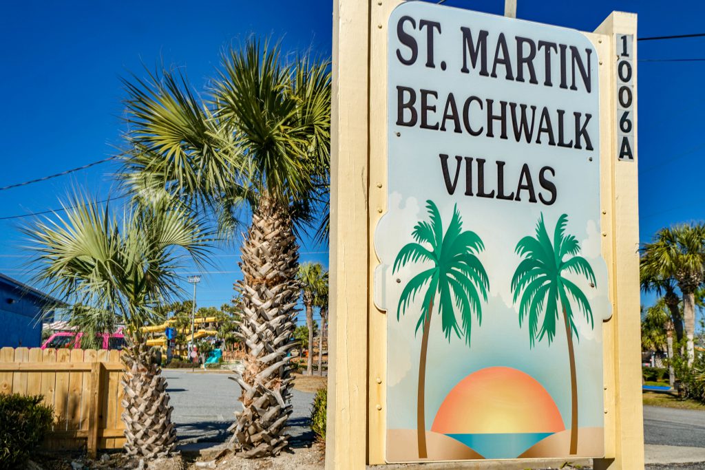 St Martin Beachwalk Villas entrance