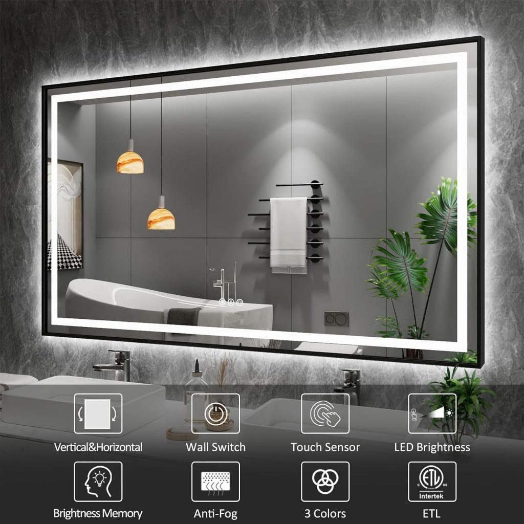 LED Backlit Bathroom Mirror